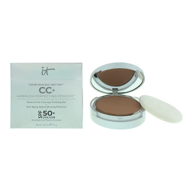 It Cosmetics Your Skin But Better CC+ Airbrush Perfecting Powder 9.5g - Deep It Cosmetics