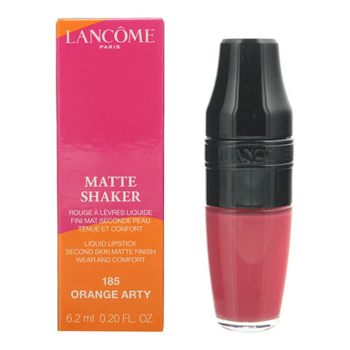 Lancôme Matte Shaker 185 Orange Arty Liquid Lipstick 6.2ml Lancã´Me
