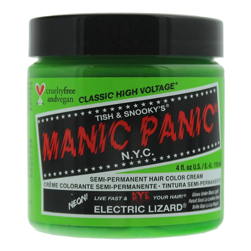 Manic Panic Classic High Voltage Electric Lizard Semi-Permanent Hair Color Cream 118ml Manic Panic