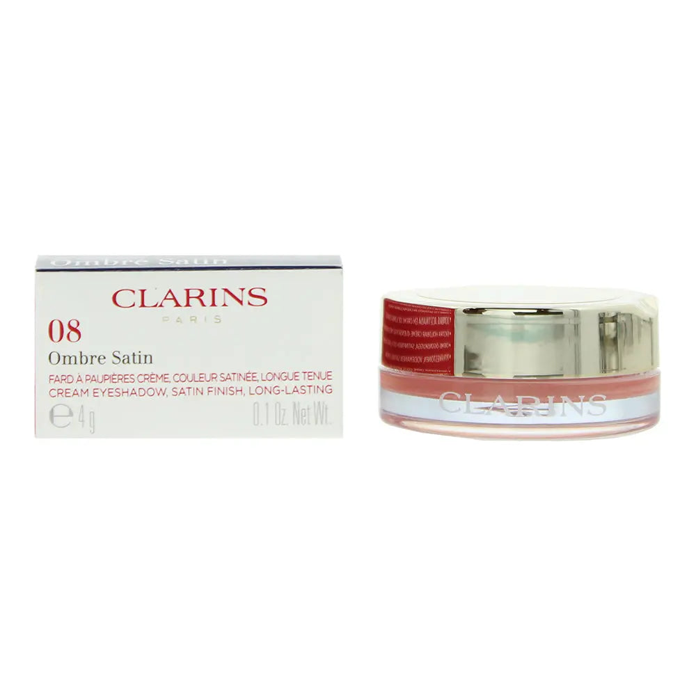Clarins Ombre Satin 08 Glossy Coral Cream Eye Shadow 4g Clarins
