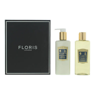 Floris Night Scented Jasmine 2 Piece Gift Set: Body Lotion 250ml - Shower Gel 250ml Floris