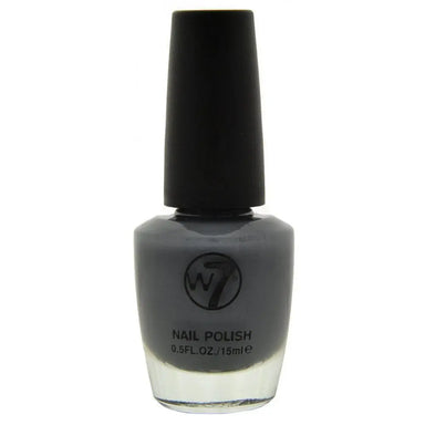 W7 Cosmetics Grey Nail Polish 15ml - The Beauty Store
