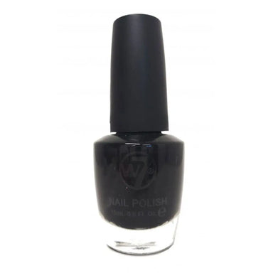 W7 Cosmetics Black Nail Polish 15ml - The Beauty Store