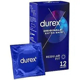 Durex Extra Safe Condoms Regular Fit Pack of 12 - The Beauty Store