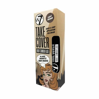 W7 Take Cover Root Camouflage Application Pen Brush 20ml - The Beauty Store