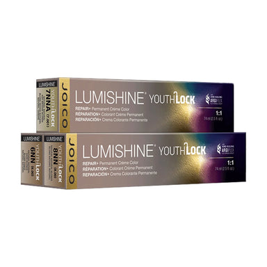JOICO Lumishine Permanent Creme Colour 74ml - 5NRV (5.05) Natural Red Violet Light Brown - The Beauty Store