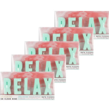 We Live Like This On Cloud Nine Relax Eucalyptus Bath Fizzers Pack of 5 We Live Like This