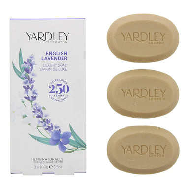 Yardley English Lavender Bodycare Set Gift Set : Luxury Soap X 3 100g Yardley
