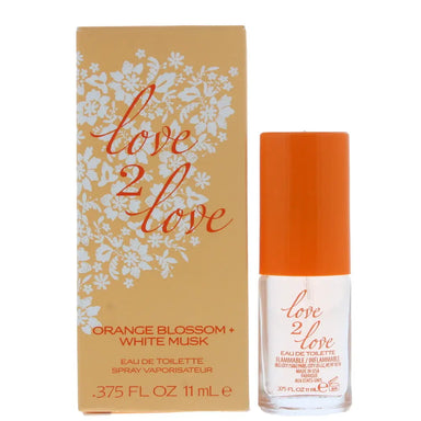 Love 2 Love Orange Blossom + White Musk Eau de Toilette 11ml Love 2 Love