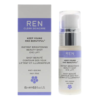Ren Keep Young And Beautiful Instant Brightening Beauty Shot Eye Lift Eye Serum 15ml Ren