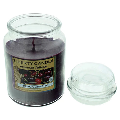Liberty Candle Homestead Collection Black Cherry Candle 18oz Liberty Candle