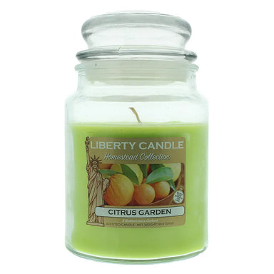 Liberty Candle Homestead Collection Citrus Garden Candle 18oz Liberty Candle