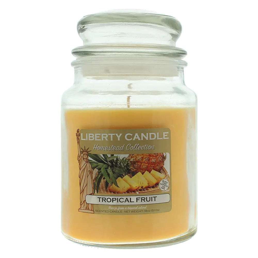 Liberty Candle Homestead Collection Tropical Fruit Candle 18oz Liberty Candle