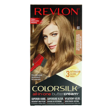 Revlon Colorsilk All-In-One Buttercream 80 Medium Natural Blonde Hair Colour Revlon