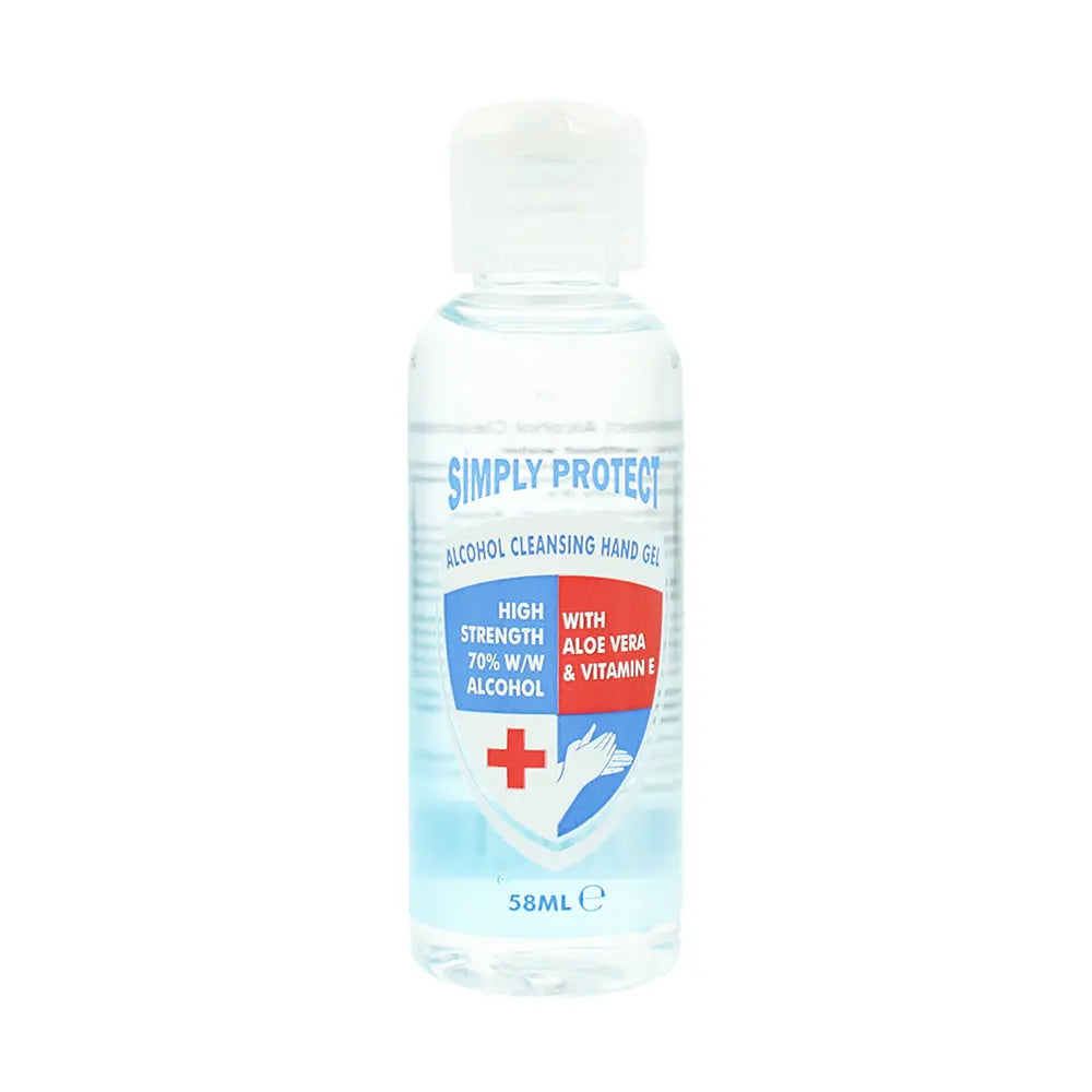 Simply Protect Alcohol Cleansing Hand Gel 58ml Simply Protect