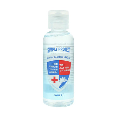 Simply Protect Alcohol Cleansing Hand Gel 60ml Simply Protect