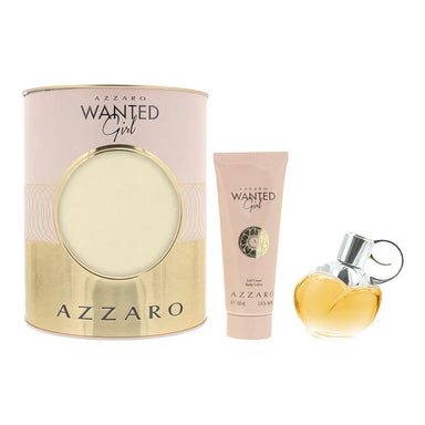 Azzaro Wanted Girl 2 Piece Gift Set: Eau De Parfum 50ml - Body Lotion 100ml Azzaro