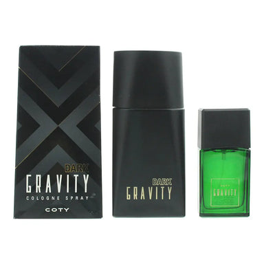 Coty Gravity 2 Piece Gift Set: Dark Gravity Cologne 100ml - Defy Gravity Cologne 30ml Coty
