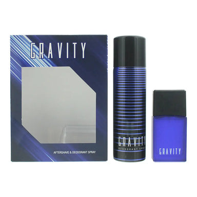 Coty Gravity 2 Piece Gift Set: Aftershave 30ml - Deodorant Spray 120ml Coty