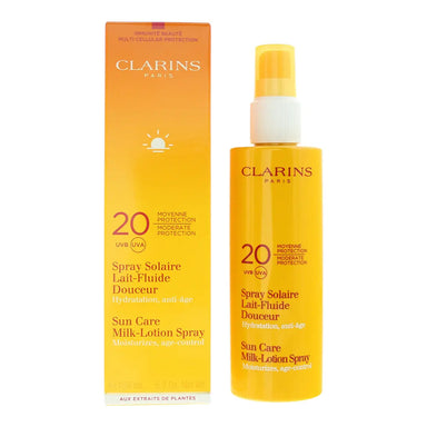 Clarins Sun Care Milk Lotion Spray Spf 20 150ml Clarins