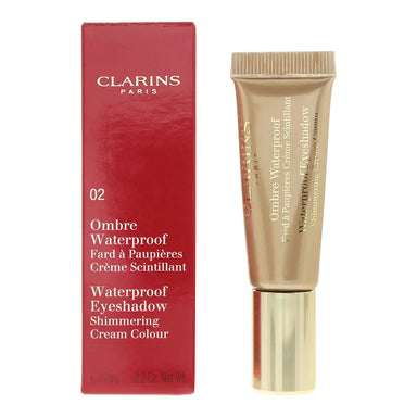 Clarins Waterproof Eyeshadow Shimmering Cream #02 Golden Sand 7ml Clarins