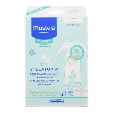 Mustela Stelatopia Pyjama 6-12 Months For Atopic Prone Skin Mustela