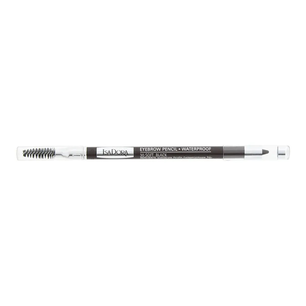 Isadora Waterproof 30 Soft Black Eyebrow Pencil 1.2g Isadora