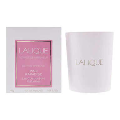 Lalique Pink Paradise Candle 190g Lalique