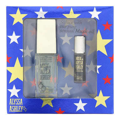 Alyssa Ashley Musk 2 Piece Gift Set: Eau De Toilette 50ml - Parfum Oil 7.5ml Alyssa Ashley