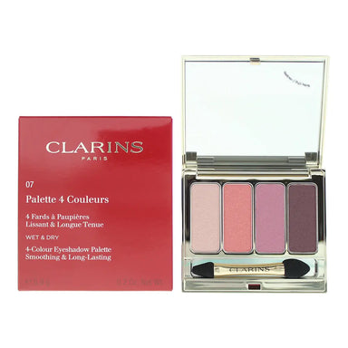 Clarins 4 Colour Wet  Dry  Eyeshadow Palette No.07 Lovely Rose 6.9g Clarins