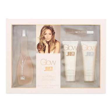 Jennifer Lopez Glow 4 Piece Gift Set: Eau De Toilette 100ml - Body Lotion 75ml - Shower Gel 75ml - Rollerball Eau De Toilette 7.5ml Jennifer Lopez