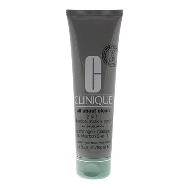 Clinique All About Clean 2-In-1 Charcoal Mask + Scrub 100ml Clinique