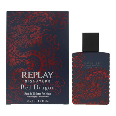 Replay Signature Red Dragon For Man Eau De Toilette 50ml Replay