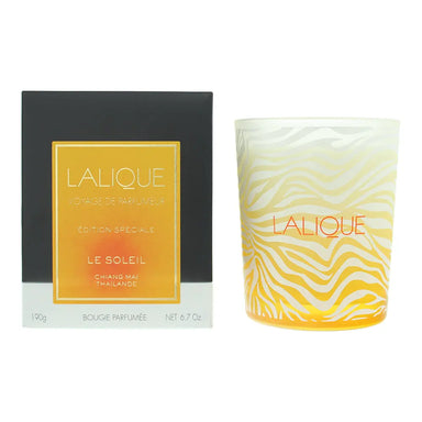 Lalique Le Soleil Chiang Mai Thailande Perfumed Candle 190g Lalique