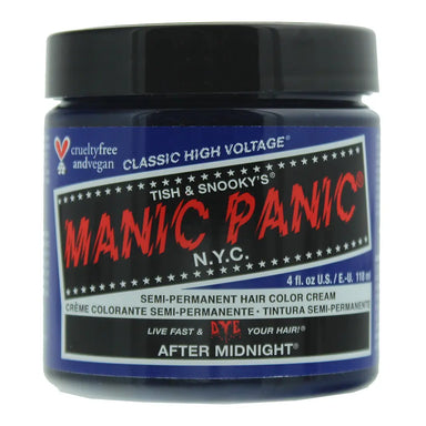 Manic Panic Classic High Voltage After Midnight Semi-Permanent Hair Color Cream 118ml Manic Panic