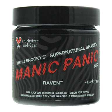 Manic Panic Classic High Voltage Raven Semi-Permanent Hair Color Cream 118ml Manic Panic