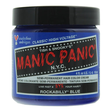 Manic Panic High Voltage Rockabilly Blue Hair Dye 118ml Manic Panic
