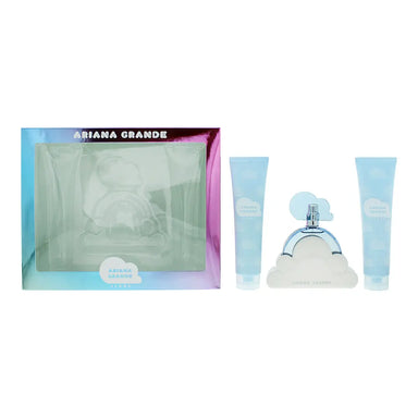 Ariana Grande Cloud 3 Piece Gift Set: Eau De Parfum 100ml - Body Lotion 100ml - Bath  Shower Gel 100ml Ariana Grande