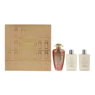 The Merchant Of Venice Rosa Moceniga 3 Piece Gift Set: Eau De Parfum 100ml - Shampoo 80ml - Shower Gel 80ml The Merchant Of Venice