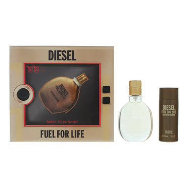 Diesel Fuel For Life 2 Piece Gift Set: Eau De Toilette 30ml - Shower Gel 75ml Diesel