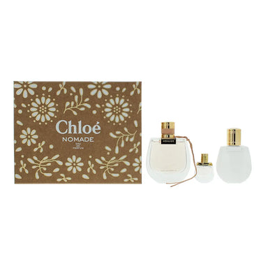 Chloé Nomade 3 Piece Gift Set: Eau De Parfum 75ml - Body Lotion 100ml - Eau De Parfum 5ml Chloé