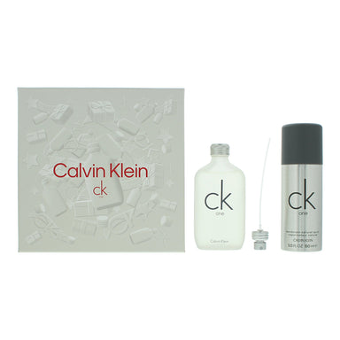 Calvin Klein Ck One 2 Piece Gift Set: Eau De Toilette 100ml - Deodorant Spray 150ml Calvin Klein