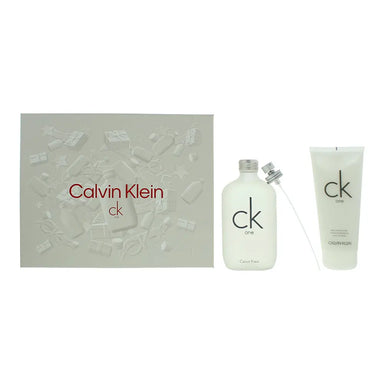 Calvin Klein Ck One 2 Piece Gift Set: Eau De Toilette 200ml - Body Lotion 200ml Calvin Klein