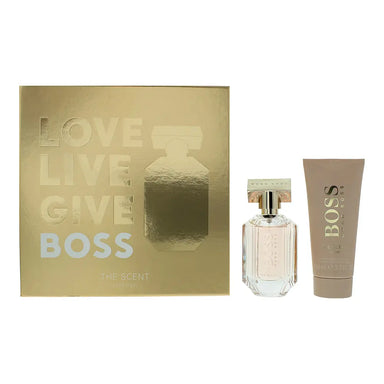 Hugo Boss The Scent For Her 2 Piece Gift Set: Eau De Parfum 50ml - Body Lotion 100ml Hugo Boss