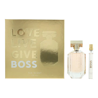 Hugo Boss The Scent For Her 2 Piece Gift Set: Eau De Parfum 100ml - Eau De Parfum 10ml Hugo Boss