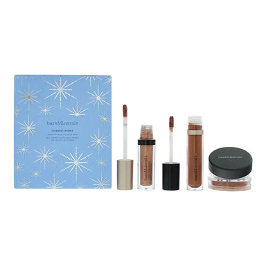 Bare Minerals Warmest Wishes 3 Piece Gift Set: Loose Bronzer 1.5g - Lip Gloss 4ml - Liquid Eyeshadow 3.3ml Bare Minerals