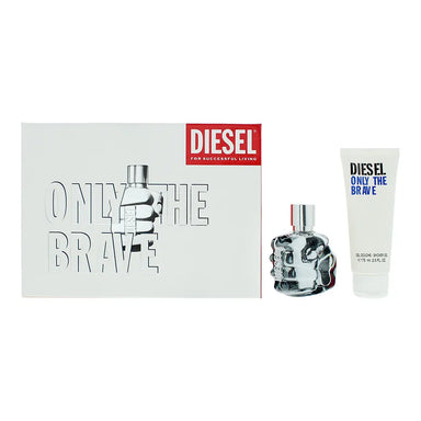 Diesel Only The Brave 2 Piece Gift Set: Eau De Toilette 50ml - Shower Gel 75ml Diesel
