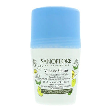 Sanoflore 24H Citrus Deodorant Roll-On 50ml Sanoflore