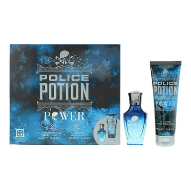 Police Potion Power 2 Piece Gift Set: Eau De Parfum 30ml - Shower Gel 100ml Police
