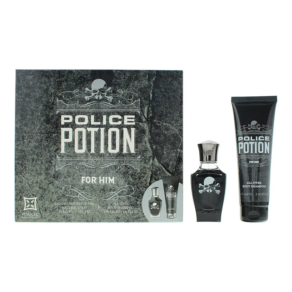 Police Potion For Him 2 Piece Gift Set - Fragrance & Shower Gel – The ...